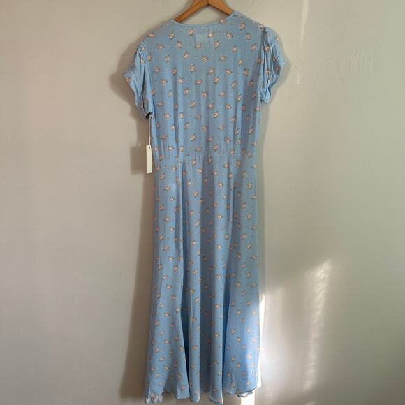 Capulet Elie Dress in Blue Floral Rosebud Print - Picture 12 of 12